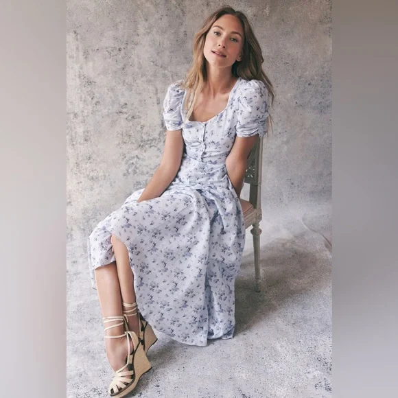 LoveShackFancy Coralie Maxi Anniversary Dress